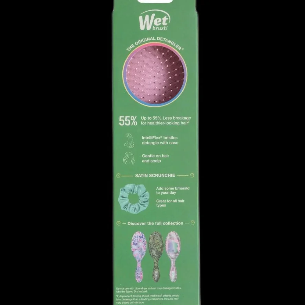 WICKED The Wet Brush TRUE FRIENDSHIP And Scrunchie GLINDA & ELPHABA NEW
